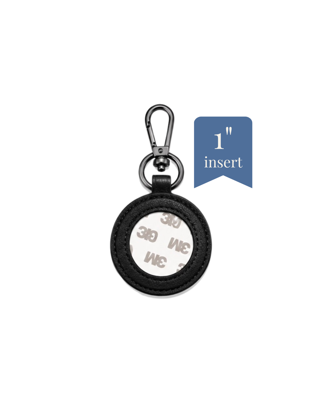 Key Fob - Genuine Leather - 1" Insert - ETA August