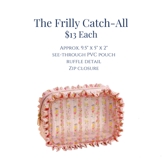 The Frilly Catch-All - Spring Floral - Preorder ETA June