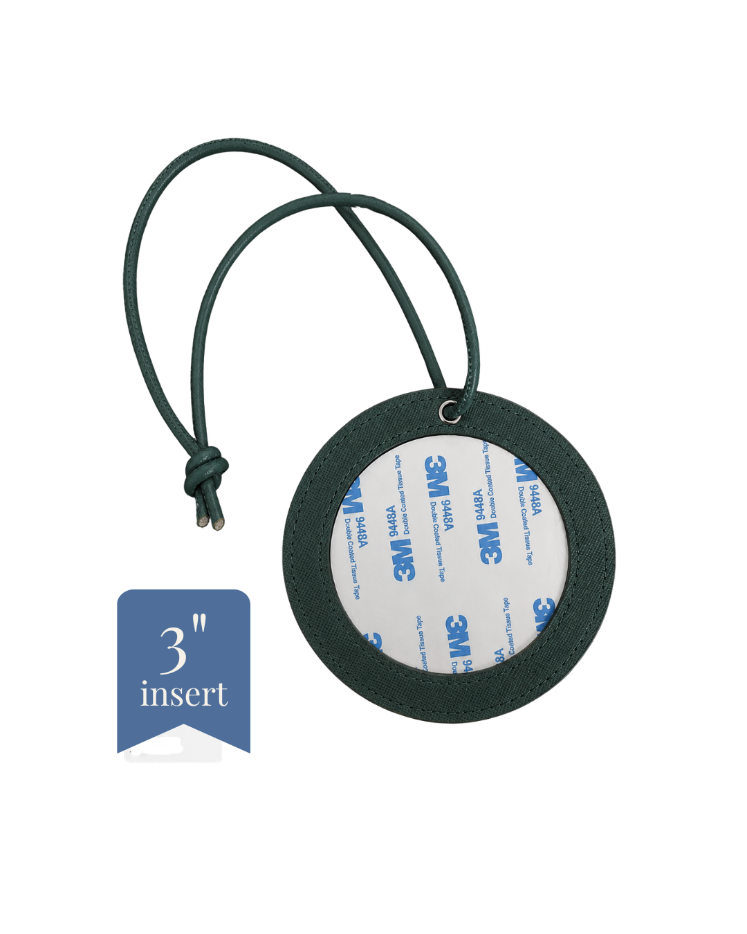 Round - Genuine Leather - 3" Insert - ETA August