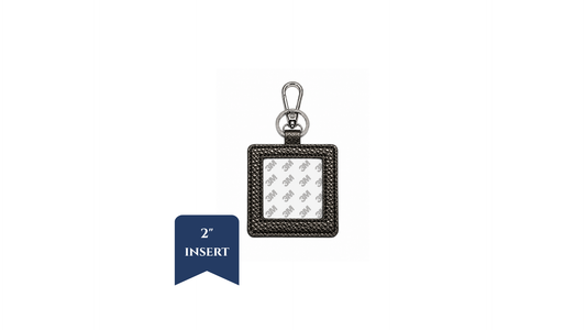Bag Charm - PU Leather - 2" Insert - ETA Early February