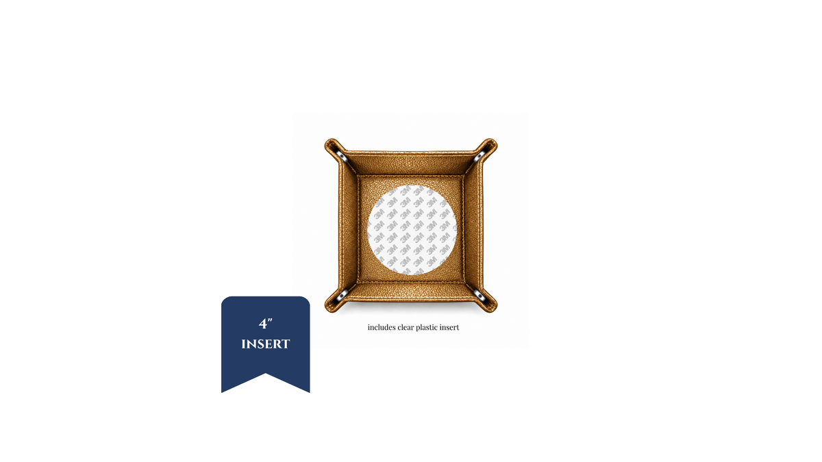 Collapsible Valet Tray - 4" Insert - ETA Early February