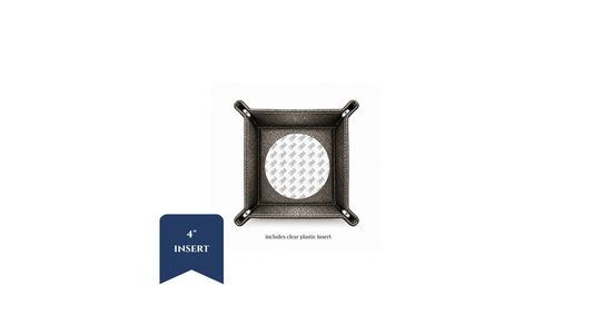 Collapsible Valet Tray - 4" Insert - ETA Early February