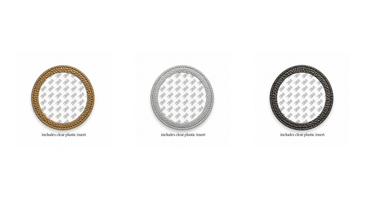 Coasters - PU Leather - 4" Insert - ETA Early February