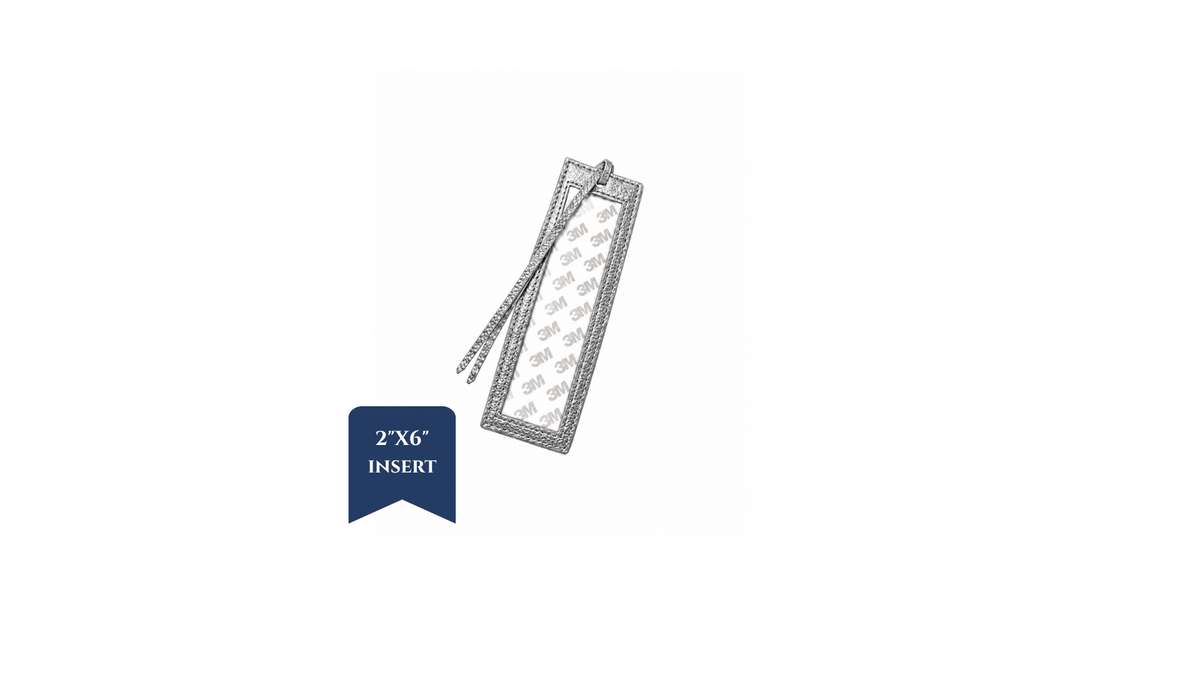 Bookmark - PU Leather - 2" x 6" Insert - ETA Early February