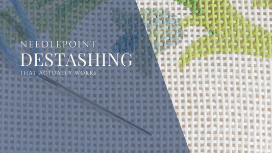 Needlepoint Destashing That Actually Works