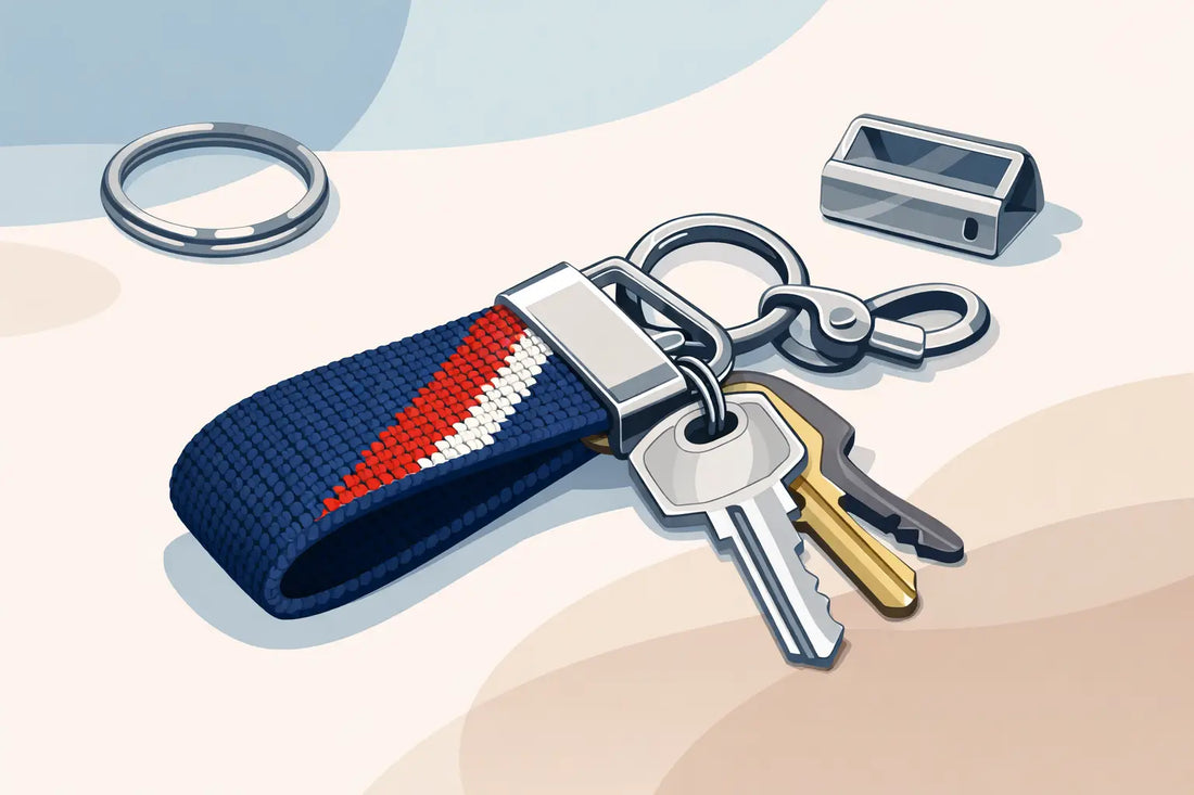 Needlepoint Key Fob Hardware That Works