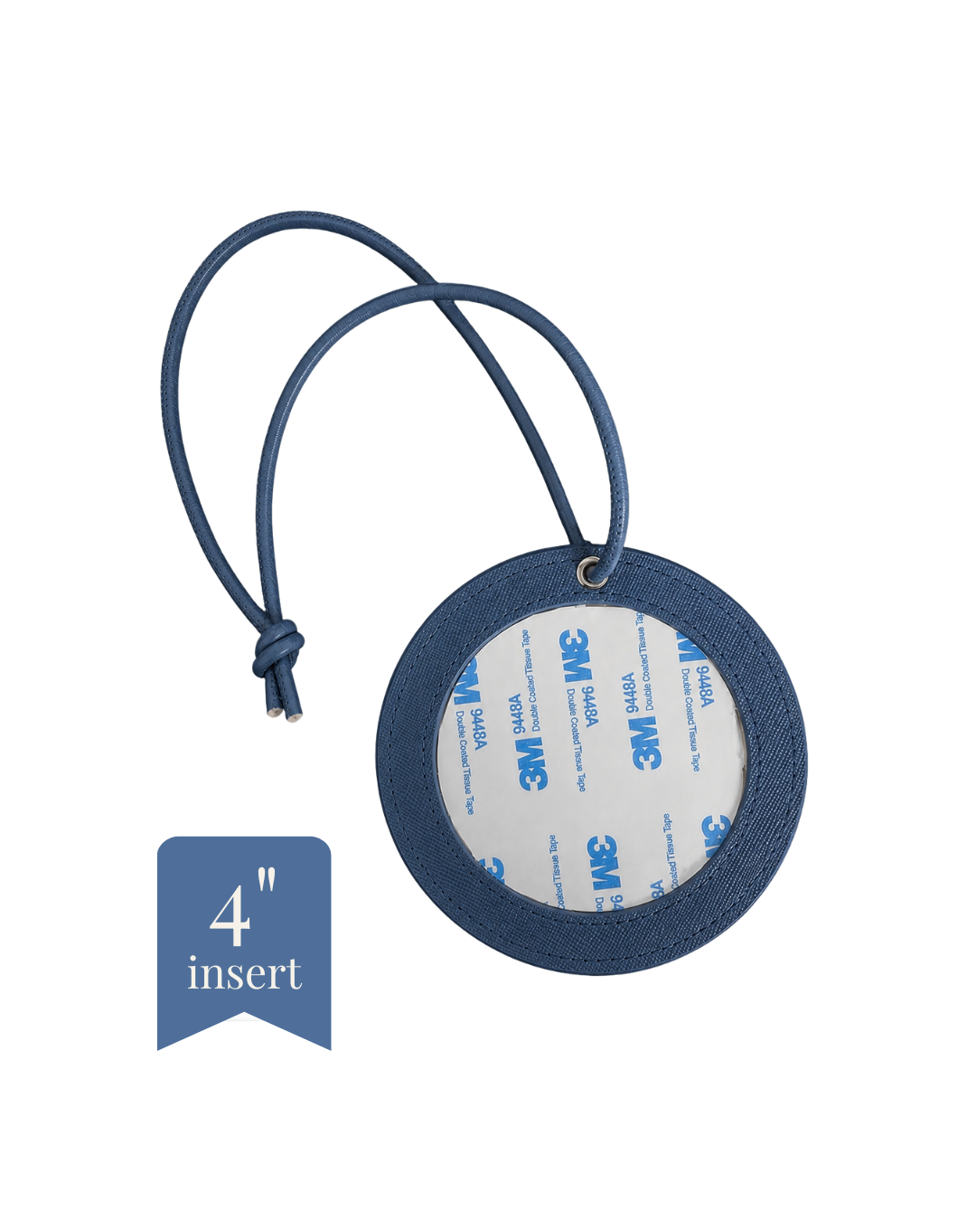 Round - Genuine Leather - 4" Insert - ETA August