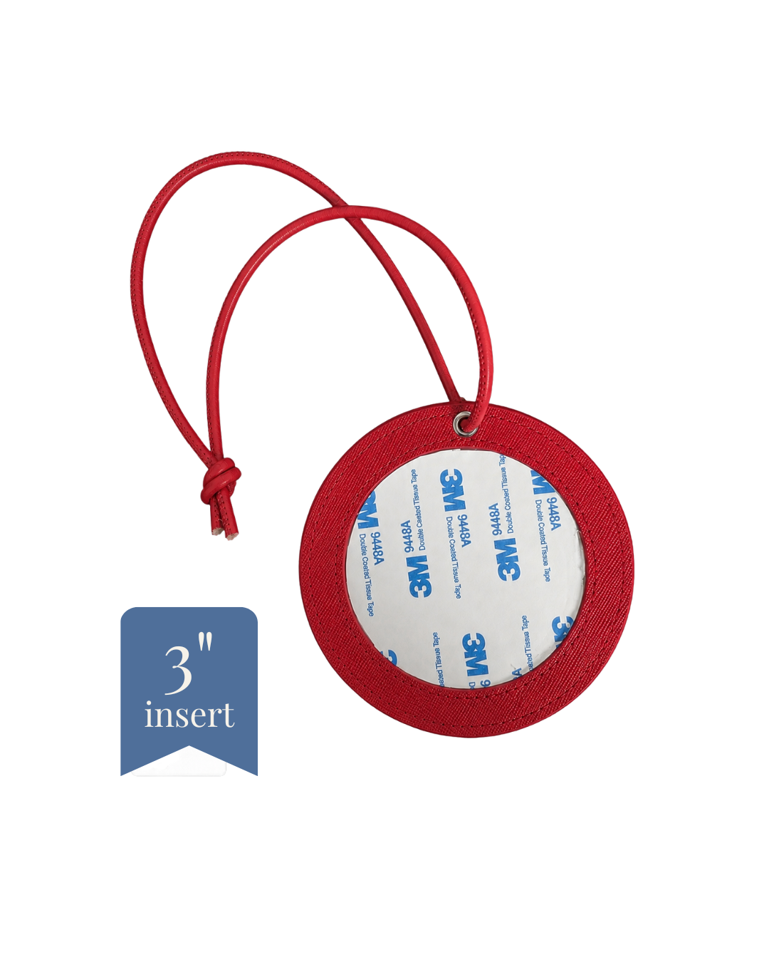 Round - Genuine Leather - 3" Insert - ETA August