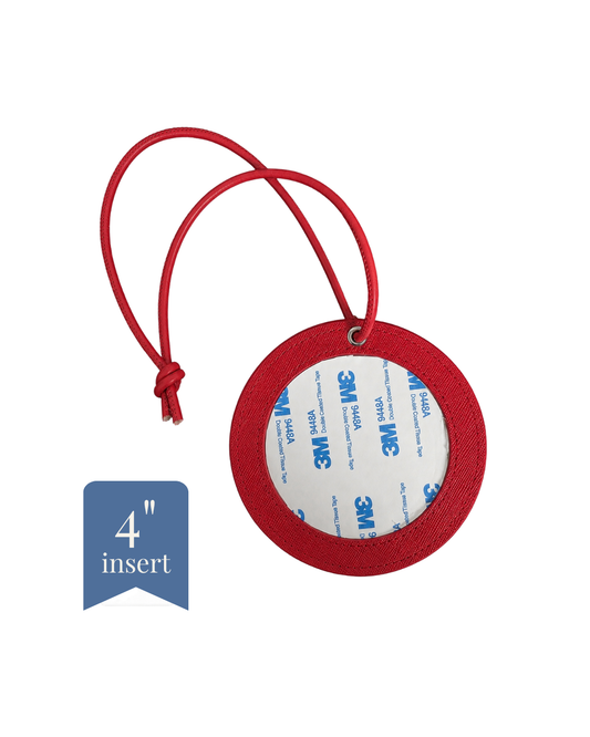 Round - Genuine Leather - 4" Insert - ETA August