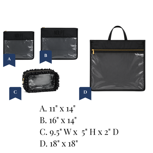 Nylon & PVC Bags - Black - Pre-Order ETA September