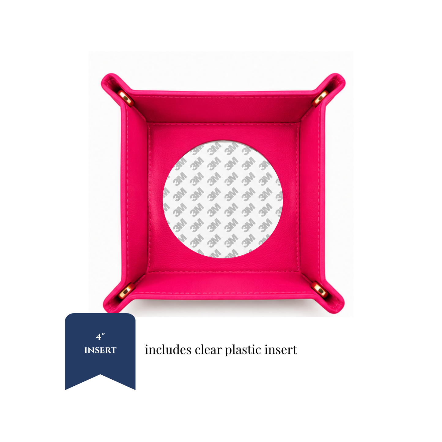 Collapsible Valet Tray - 4" Insert - ETA September