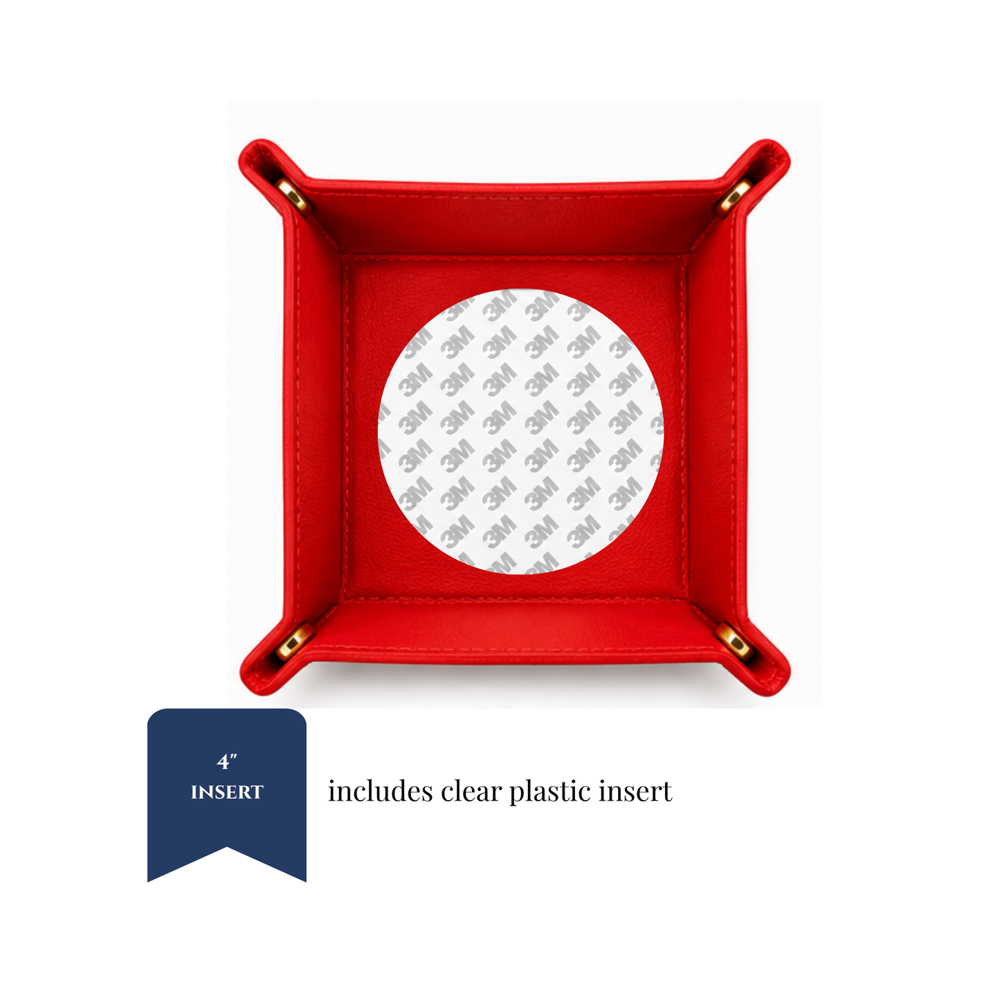 Collapsible Valet Tray - 4" Insert - ETA September