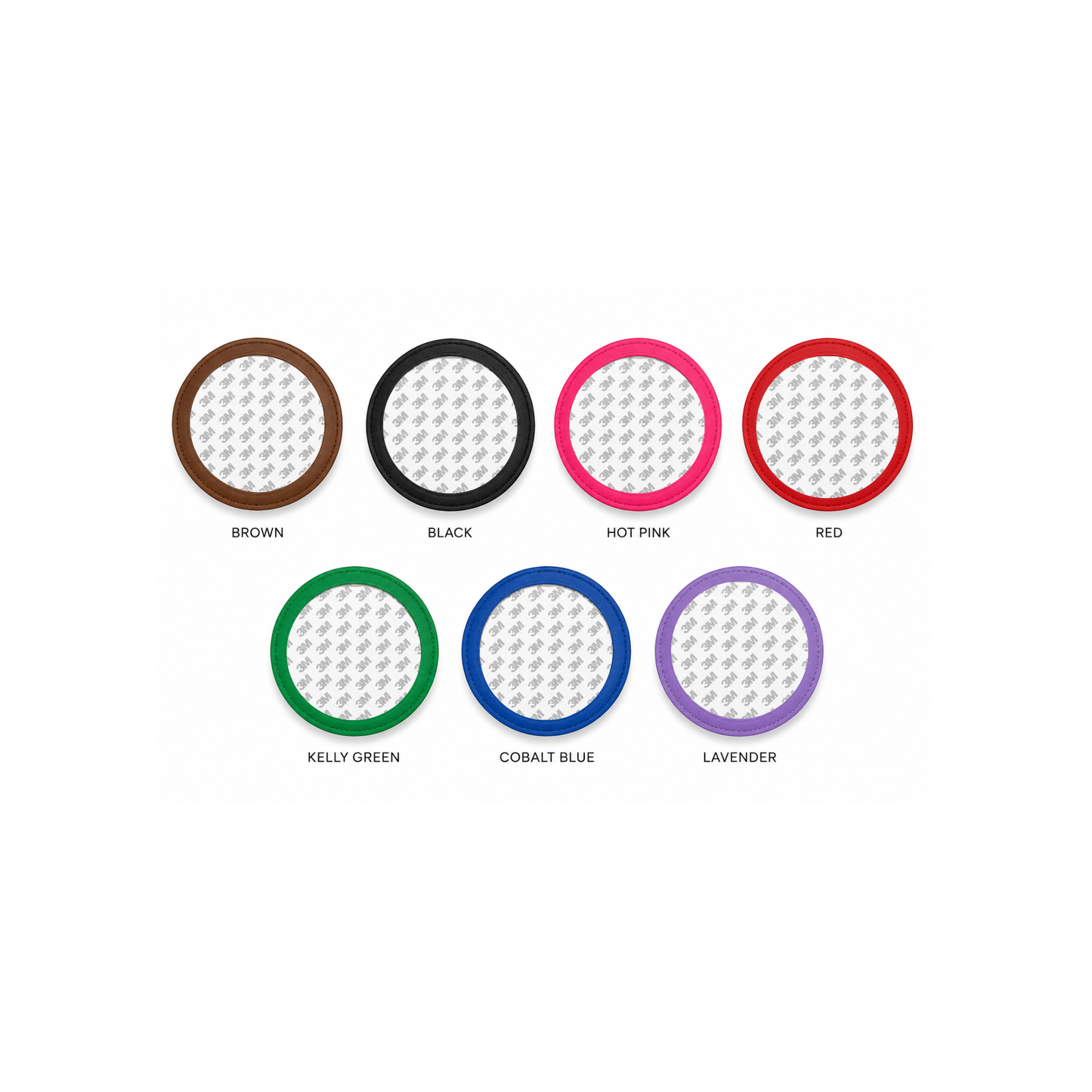 Coasters - PU Leather - 4" Insert - ETA September
