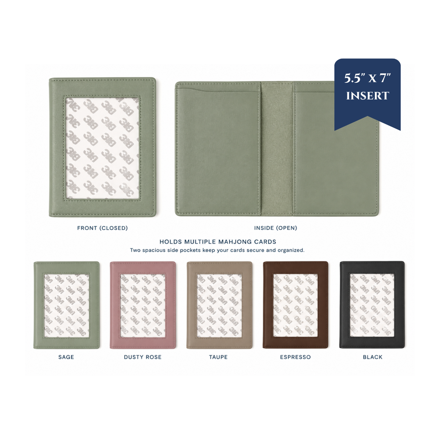 Mahjong Card Holder - PU Leather  - ETA September