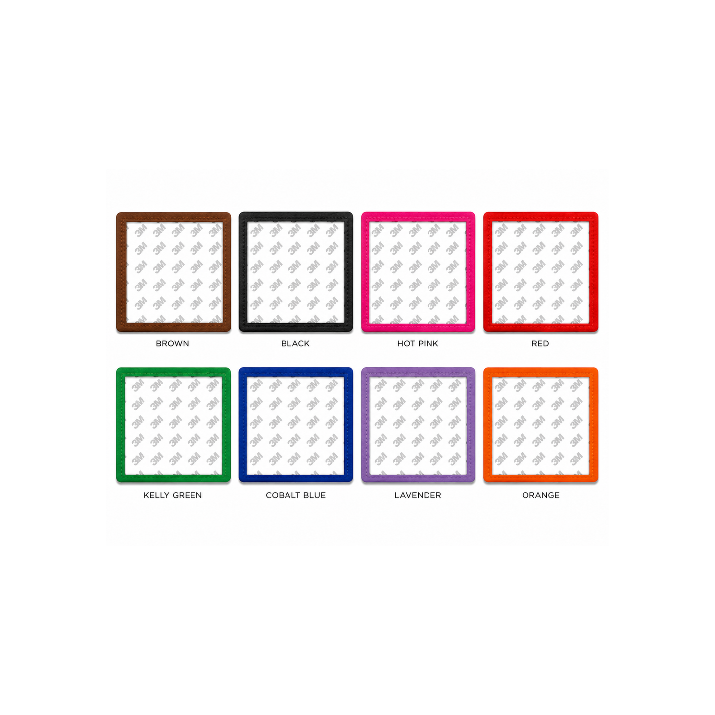 Coasters - PU Leather - 4" Insert - ETA September