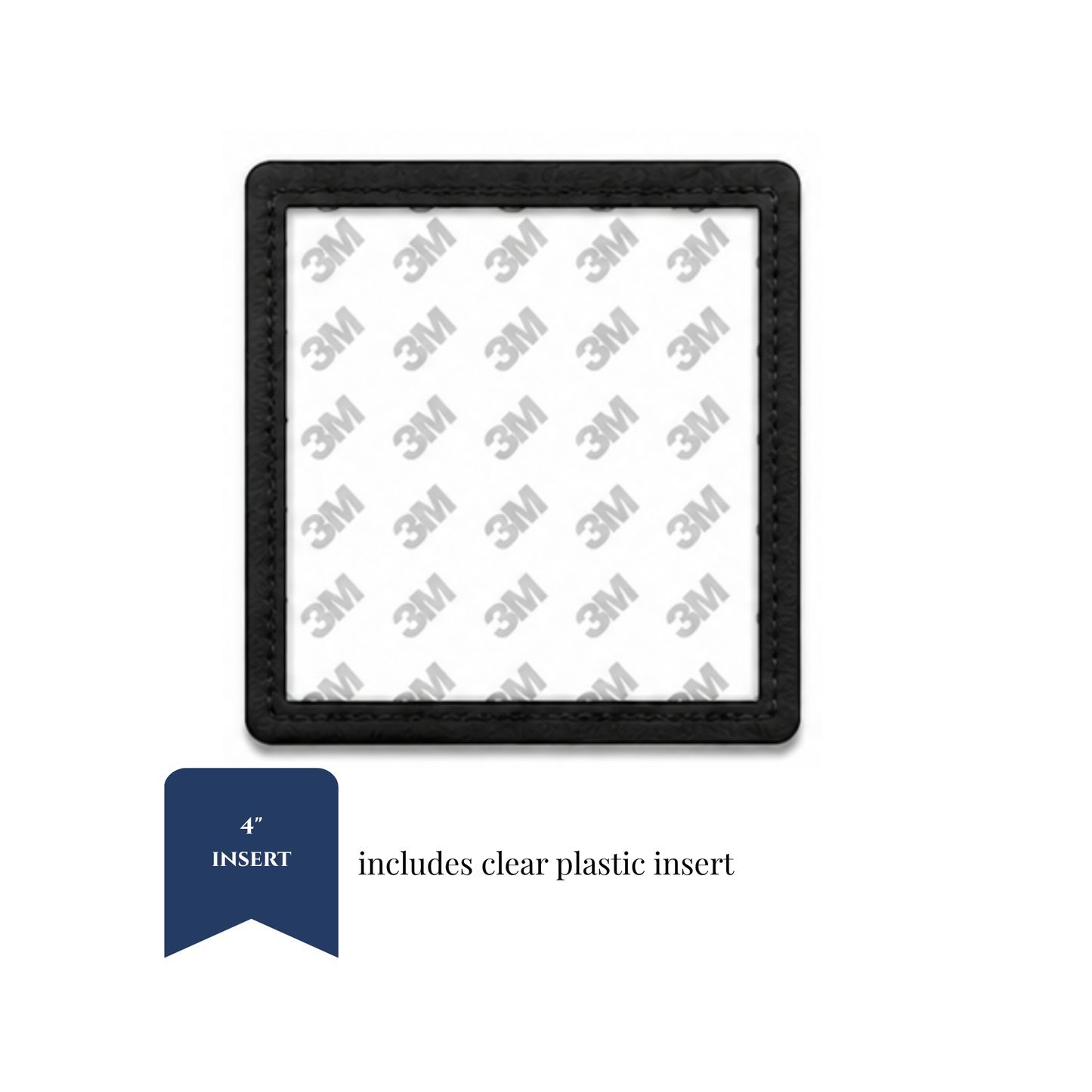 Coasters - PU Leather - 4" Insert - ETA September