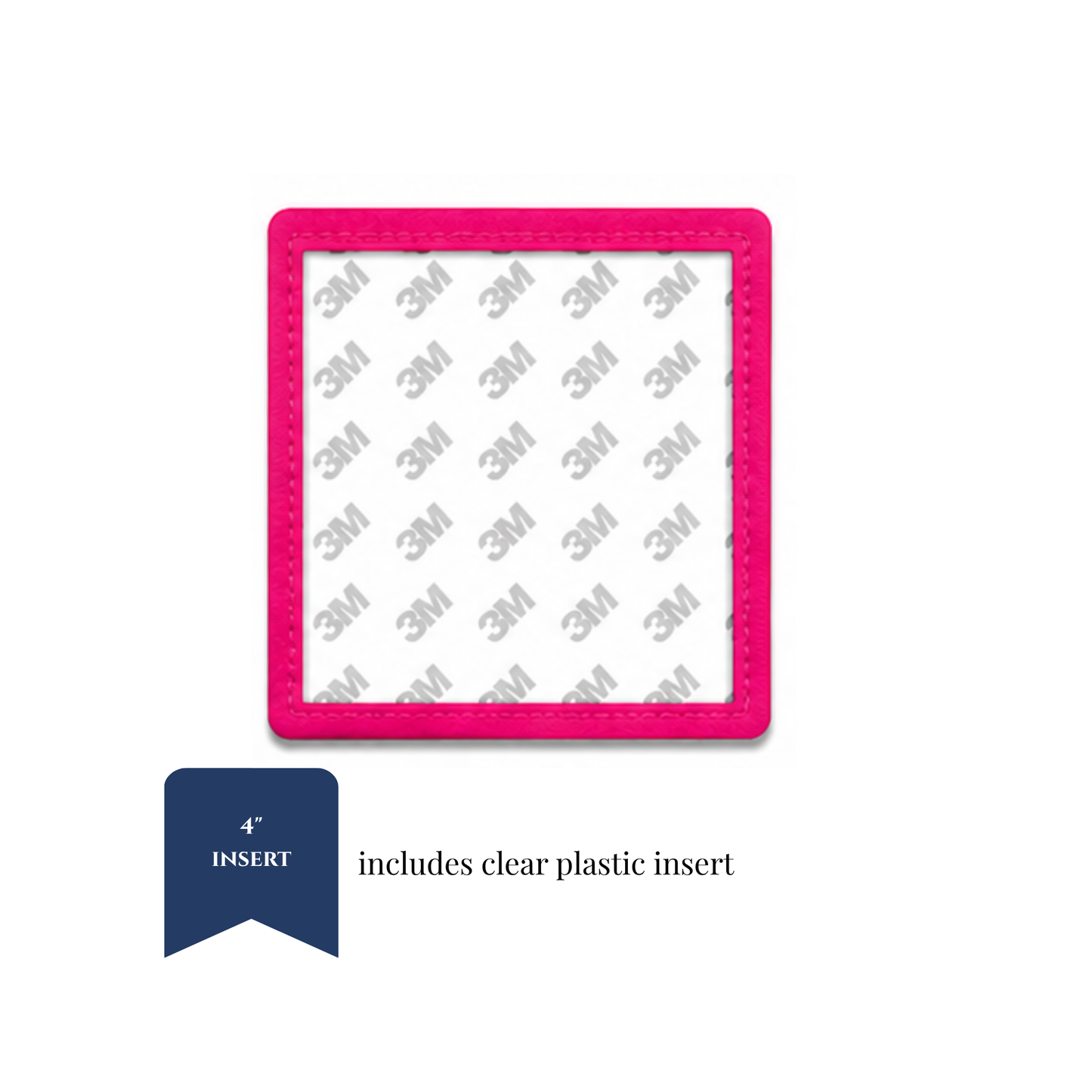 Coasters - PU Leather - 4" Insert - ETA September