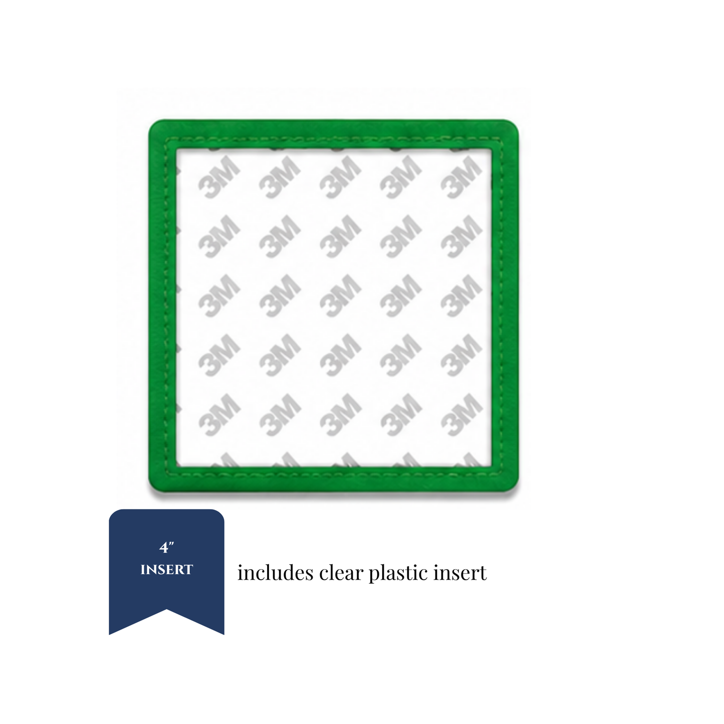 Coasters - PU Leather - 4" Insert - ETA September