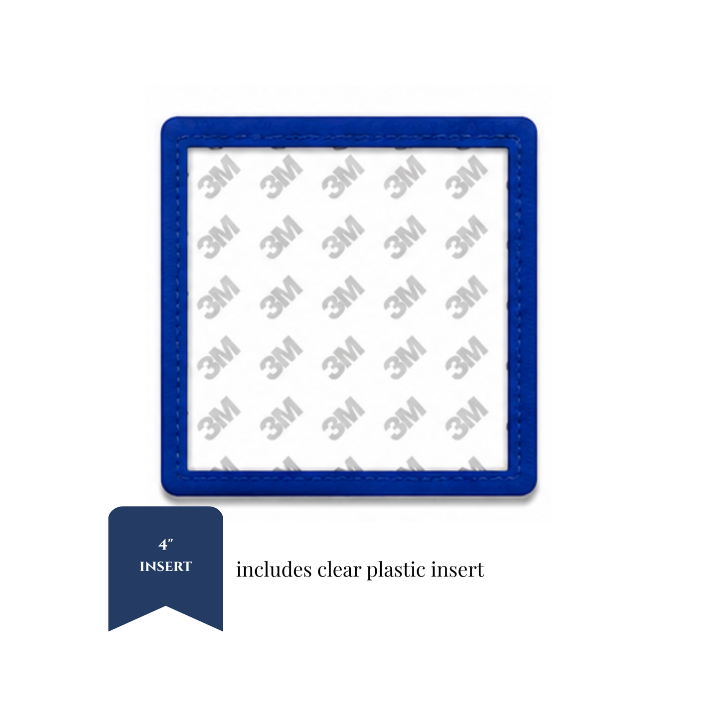 Coasters - PU Leather - 4" Insert - ETA September