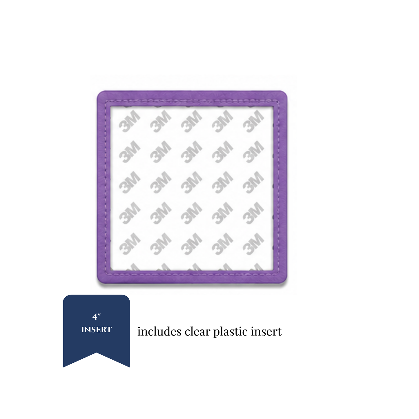 Coasters - PU Leather - 4" Insert - ETA September