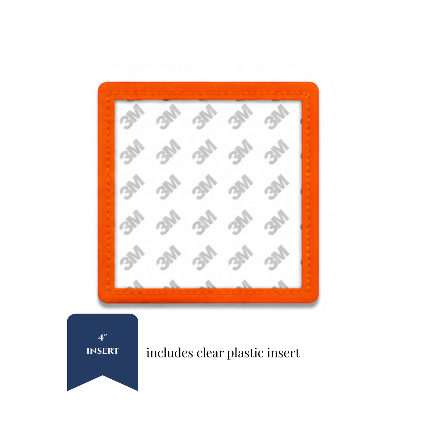 Coasters - PU Leather - 4" Insert - ETA September