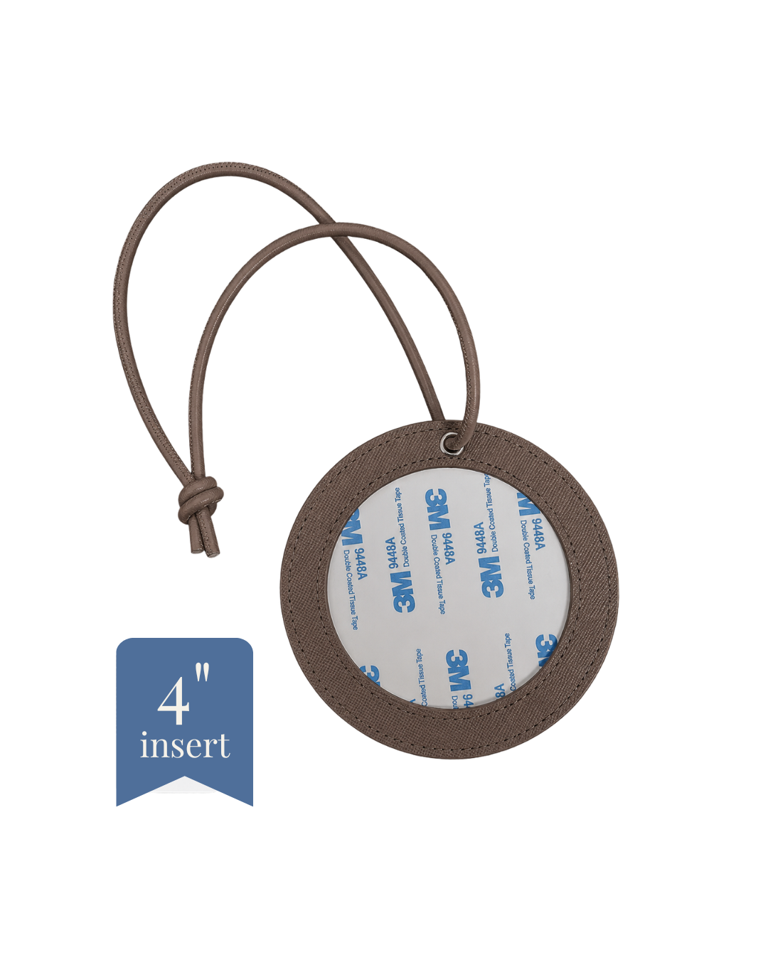 Round - Genuine Leather - 4" Insert - ETA August