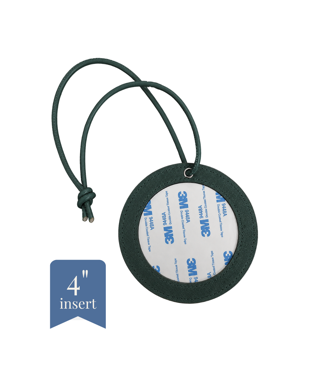 Round - Genuine Leather - 4" Insert - ETA August