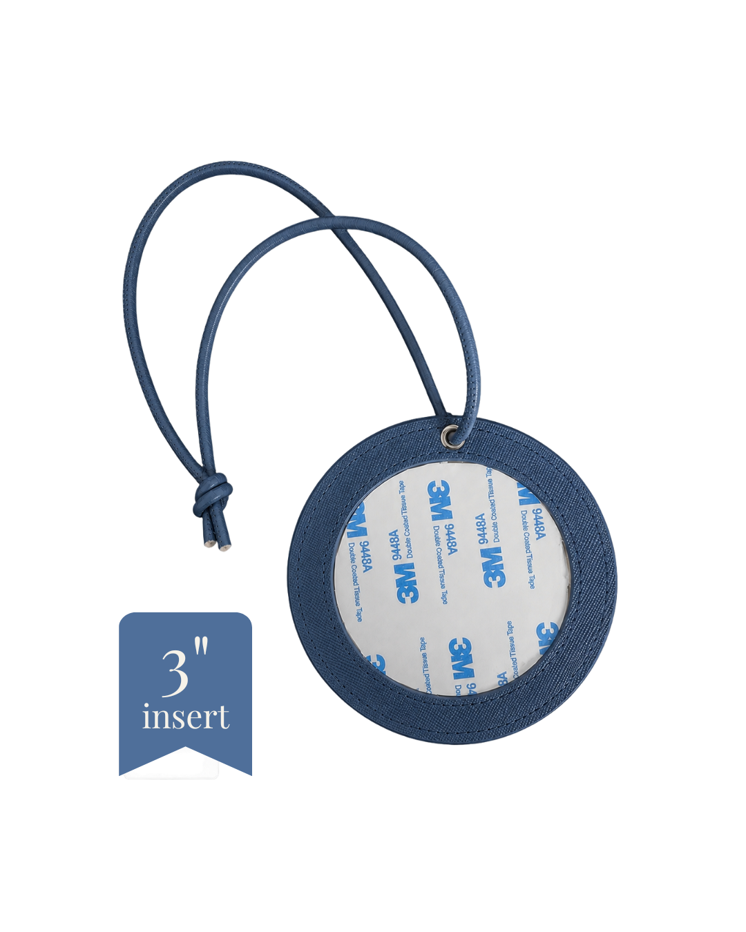 Round - Genuine Leather - 3" Insert - ETA August