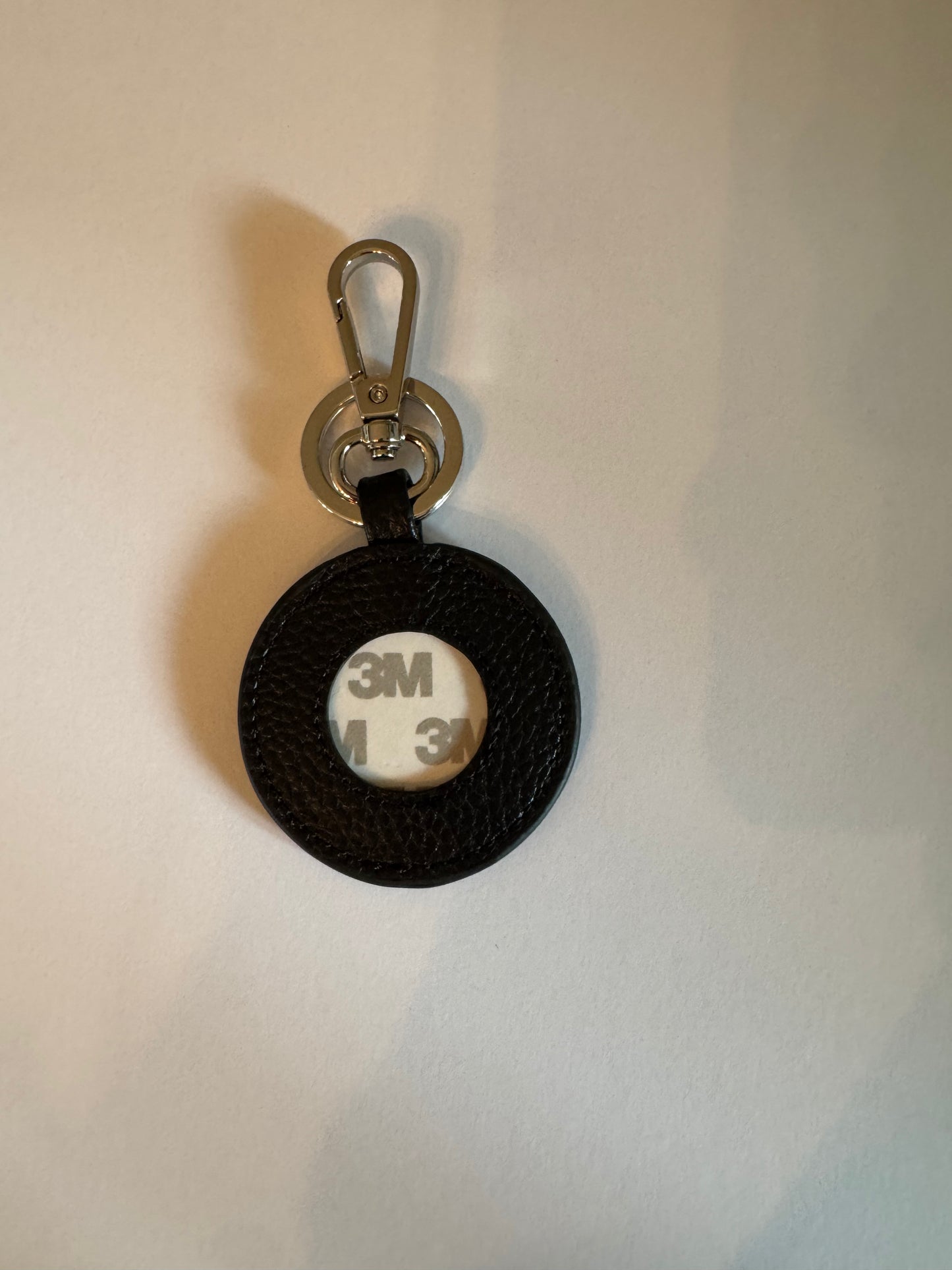 READY TO SHIP - Key Fob - Genuine Leather - 1" Insert