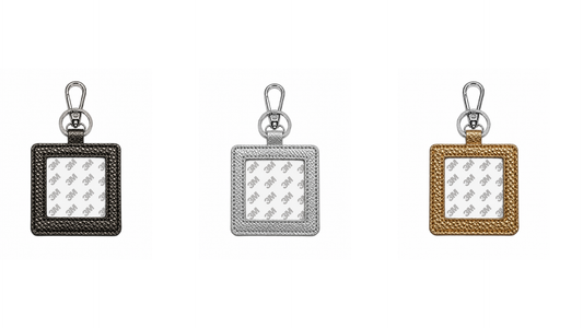 Bag Charm - PU Leather - 2" Insert - ETA Early February