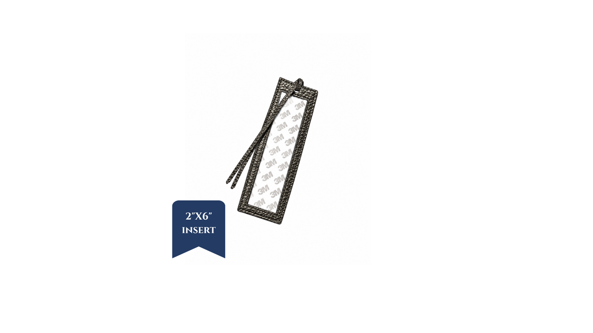 Bookmark - PU Leather - 2" x 6" Insert - ETA Early February