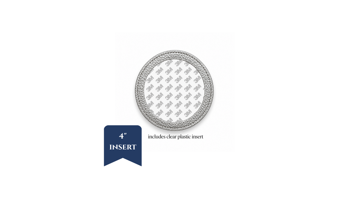 Coasters - PU Leather - 4" Insert - ETA Early February