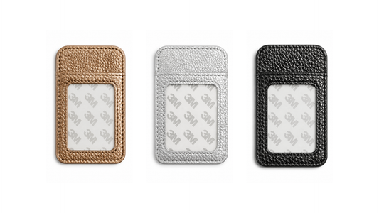 Adhesive Phone Wallet - PU Leather - 2" x 2.5" Insert - ETA Early February