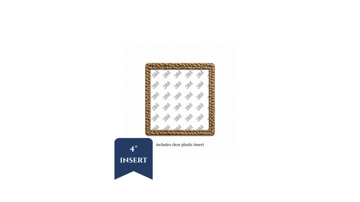 Coasters - PU Leather - 4" Insert - ETA Early February