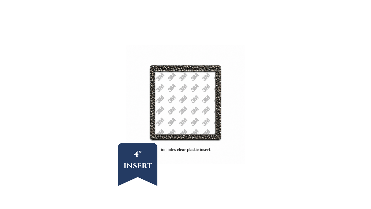Coasters - PU Leather - 4" Insert - ETA Early February