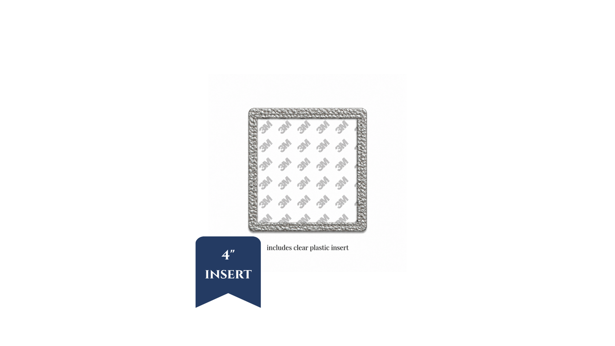 Coasters - PU Leather - 4" Insert - ETA Early February