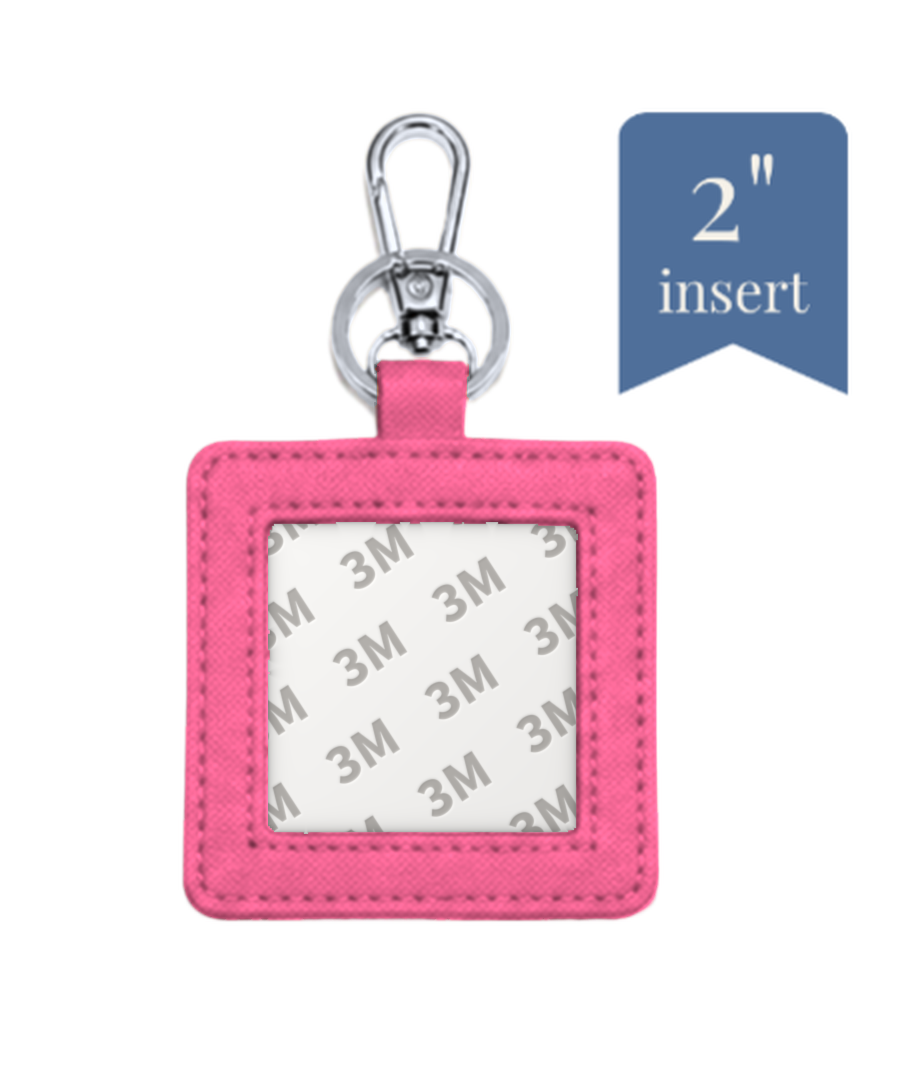6K VIP Members! Bag Charms - 2" Insert - Genuine Leather - ETA December